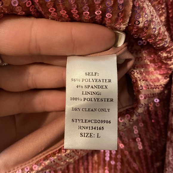 Stunning Cefian sequin and pink velvet 2 piece set 😍😍😍 - Picture 13 of 13